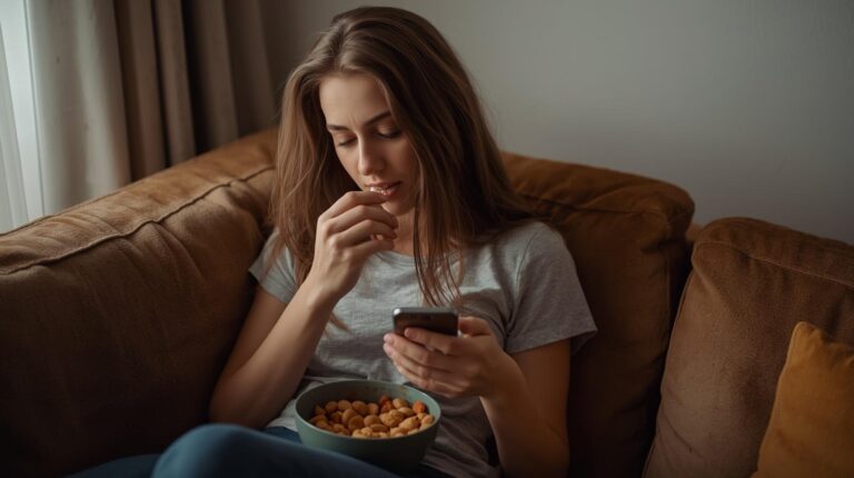 Perda de controle com a comida