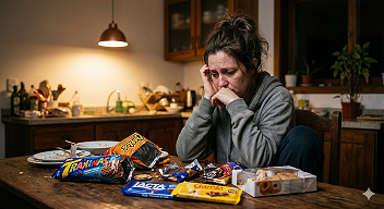 Sinais de compulsão alimentar